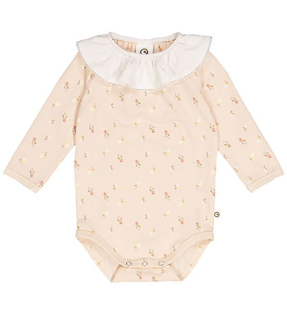 Müsli Bodysuit l/s - Anemones Collar - Conditioner Rose/Corn/Con Müsli Bodysuit l/s - Anemones Collar - Conditioner Rose/Corn/Con