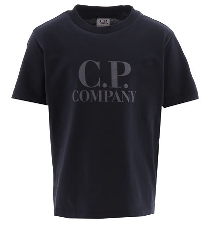 T-Shirt C.P. Company - Total Eclipse Blue av. Imprimé T-Shirt C.P. Company - Total Eclipse Blue av. Imprimé