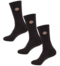 Dickies Socks - 3-Pack - Valley Grove - Black Dickies Socks - 3-Pack - Valley Grove - Black