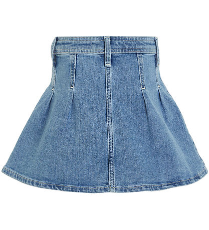 Tommy Hilfiger Skirt - Pleated Denim - Rivendell mid