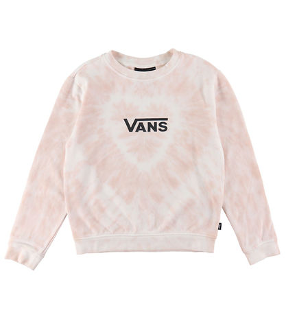 Vans Sweatshirt - Tie-dye Heart Crew - Chintz Roze
