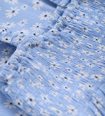 Combinaison Creamie - Flower Crepe - Cloche Air Blue Combinaison Creamie - Flower Crepe - Cloche Air Blue