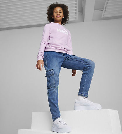 Puma Hoodie - ESS Logo - Grape Mist