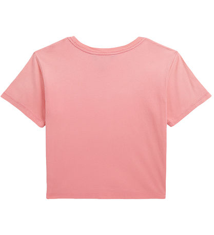 Polo Ralph Lauren Stuttermabolur - Bleikt M. Hvítur