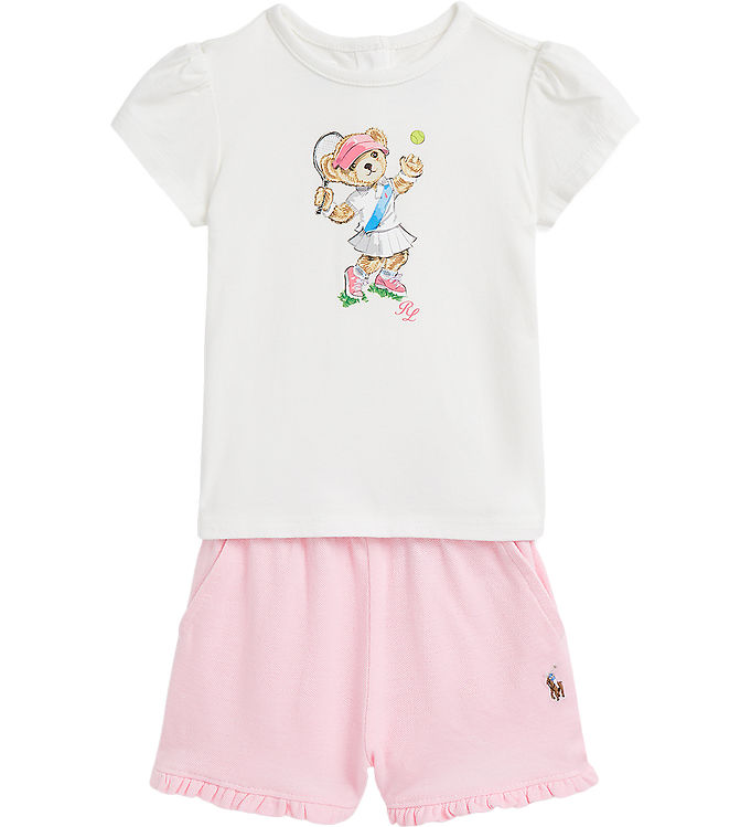 Polo Ralph Lauren T-shirt/Shorts - C Classics - Trofé Cream/bil