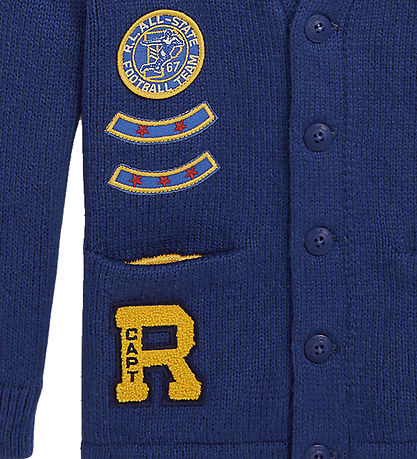 Polo Ralph Lauren 가디건 - 니트 - 로얄 콤보