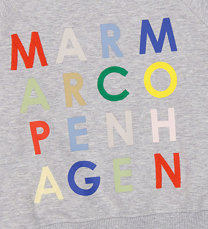 MarMar Sweatshirt - Theos - Multicol Letters MarMar Sweatshirt - Theos - Multicol Letters