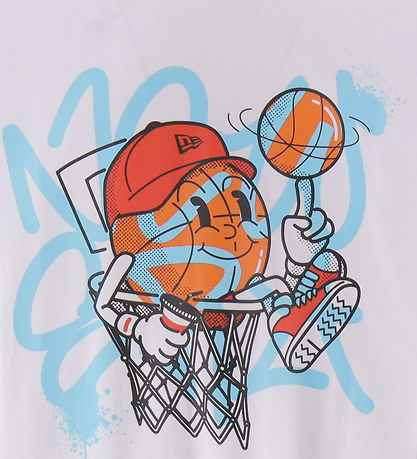 New Era T-shirt - NE Spray Graphc - White New Era T-shirt - NE Spray Graphc - White