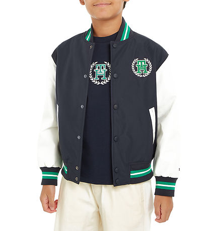 Tommy Hilfiger Jas - Varsity Jas - Desert Sky