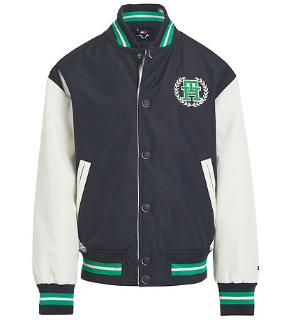 Tommy Hilfiger Jas - Varsity Jas - Desert Sky