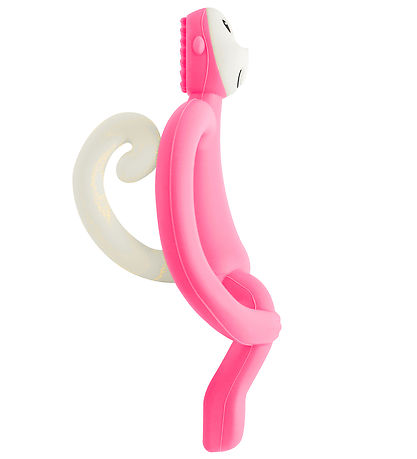 Matchstick Monkey Teether - Monkey Teething - Pink