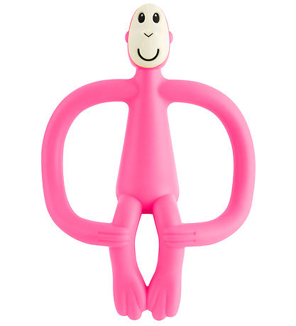 Matchstick Monkey Teether - Monkey Teething - Pink