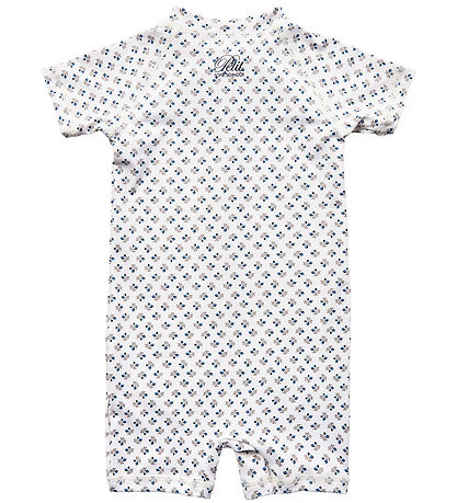 Sofie Schnoor Coverall Swimsuit - UV50+ - Blue/Flower Sofie Schnoor Coverall Swimsuit - UV50+ - Blue/Flower