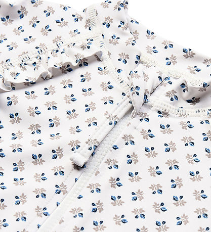 Sofie Schnoor Coverall Swimsuit - UV50+ - Blue/Flower Sofie Schnoor Coverall Swimsuit - UV50+ - Blue/Flower