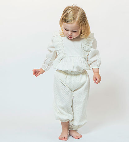 Sofie Schnoor Body l/ä - Antique White m. Rüschen