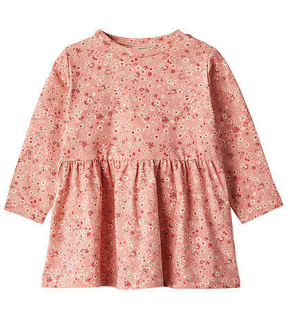 Wheat Dress - Sessa - Rosette Flowers