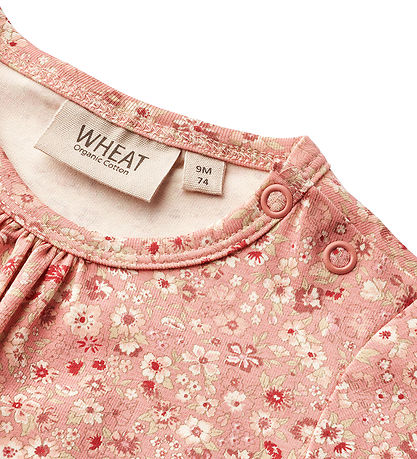 Wheat Bodysuit l/s - Liv - Rosette Flowers