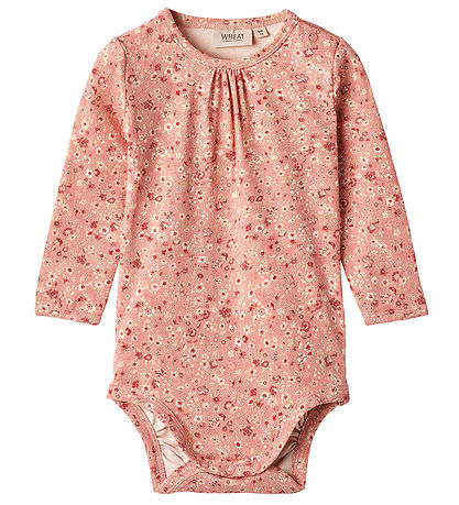 Wheat Bodysuit l/s - Liv - Rosette Flowers