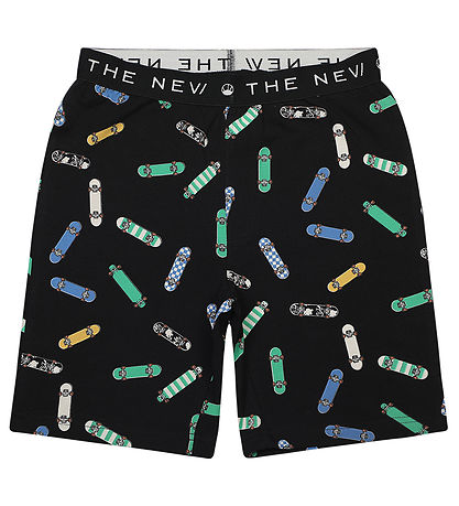 The New Pyjama Set - T-shirt/Shorts - Black Beauty