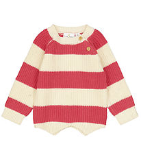 The New Siblings Blouse - Gebreid - TnsOlly - Geranium