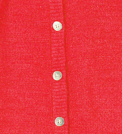 The New Siblings Cardigan - Knitted - TnsKeve - Geranium w. Glim