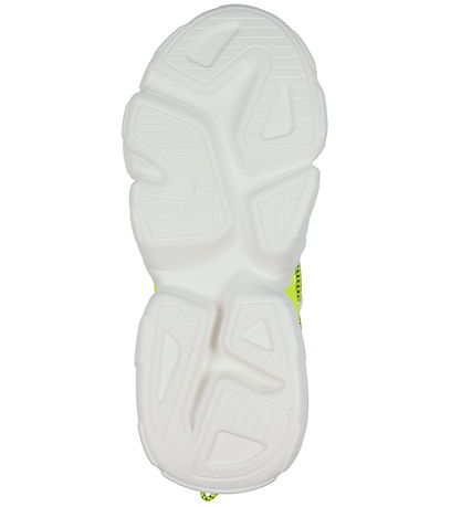 Steve Madden Shoes - Spectator - White/Neon Yellow