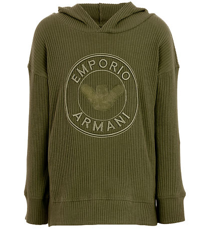 Emporio Armani Kapuzenpullover - Rib - Käfer m. Logo