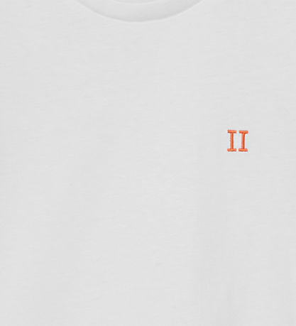 Les Deux T-shirt - Nørregaard - White/Orange Les Deux T-shirt - Nørregaard - White/Orange