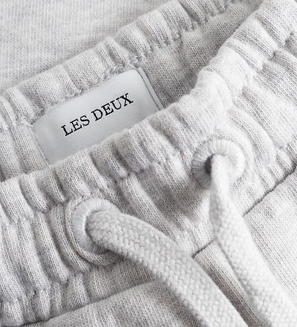 Les Deux Sweat Shorts - Blake - Snow Melange/Washed Denim Blue