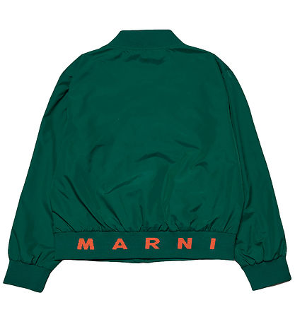 Marni Jacket - Pine Green w. Orange Marni Jacket - Pine Green w. Orange