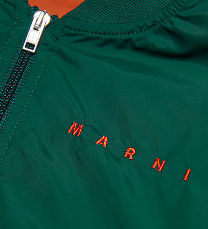 Marni Jacket - Pine Green w. Orange Marni Jacket - Pine Green w. Orange