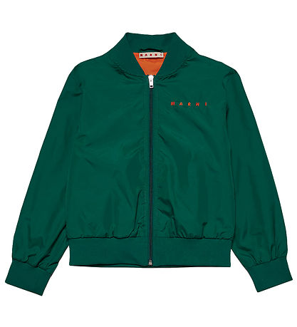 Marni Jacket - Pine Green w. Orange Marni Jacket - Pine Green w. Orange
