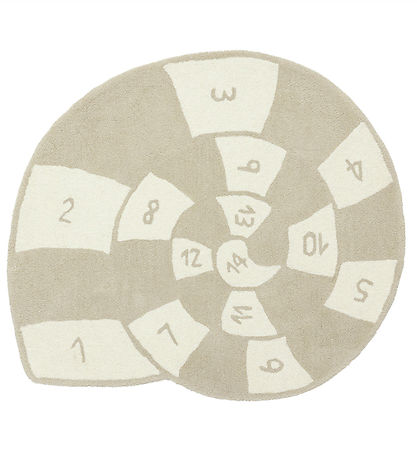 Tapis hamac OYOY - Nautilus - 112x100 cm - Clay/Off White Tapis hamac OYOY - Nautilus - 112x100 cm - Clay/Off White
