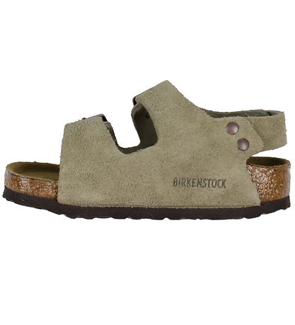 Birkenstock Sandaler - Milan HL Suede - Taupe