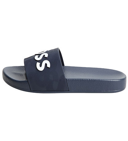 BOSS Flip Flops - Navy w. White