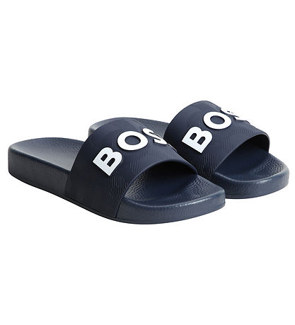 BOSS Flip Flops - Navy w. White