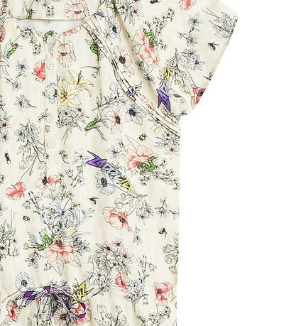 Zadig & Voltaire Jurk - Karolina - Cream m. Bloemen Zadig & Voltaire Jurk - Karolina - Cream m. Bloemen