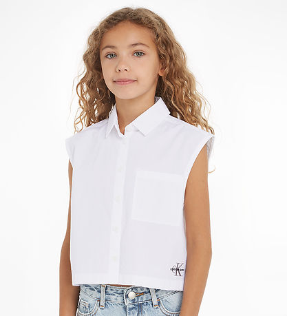 Calvin Klein Shirt - Monogram Off - Bright White Calvin Klein Shirt - Monogram Off - Bright White