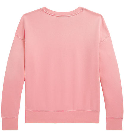 Polo Ralph Lauren Sweatshirt - Ribbon Pink w. White
