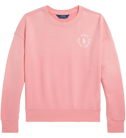 Polo Ralph Lauren Sweatshirt - Ribbon Pink w. White