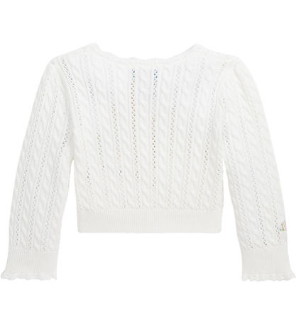 Polo Ralph Lauren Cardigan - Skera - Prjónað - Þilfarsþvottur Wh
