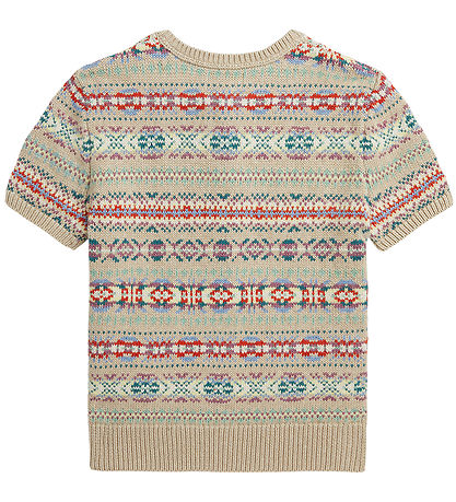 Polo Ralph Lauren Cardigan - Katoen/Wol - Beige/Multicolour