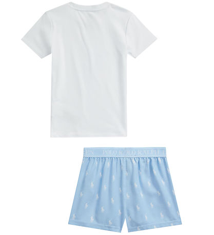 Polo Ralph Lauren 티셔츠/반바지 - 엘리트 블루/화이트 포함 로고