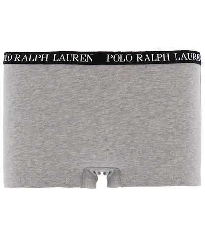 Polo Ralph Lauren Hipsters - 2-Pack - Black/Grey Melange