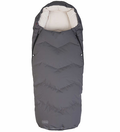 Voksi Fußsack - Urban - 88/115 cm - Grau/Creme Voksi Fußsack - Urban - 88/115 cm - Grau/Creme
