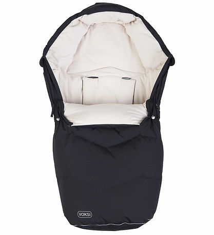 Voksi Footmuff - Urban - 88/115 cm - Black/Cream