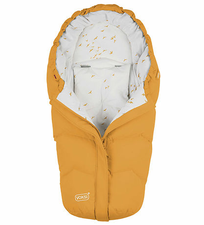 Voksi Footmuff - Move - 85 cm - Golden Yellow/Flying Voksi Footmuff - Move - 85 cm - Golden Yellow/Flying