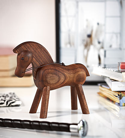 Kay Bojesen Wooden figure - Horse - 14 cm - Walnut