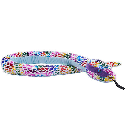 Wild Republic Soft Toy - 137 cm - Foil Dotted Rainbow Snake