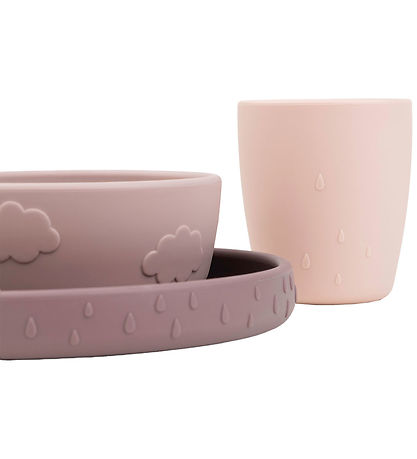 Done by Deer Dinner Set - Silicone - 3 Parts - Stick & Stay - De